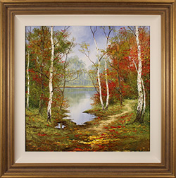 Terry Evans, Original oil painting on canvas, Early Autumn Days