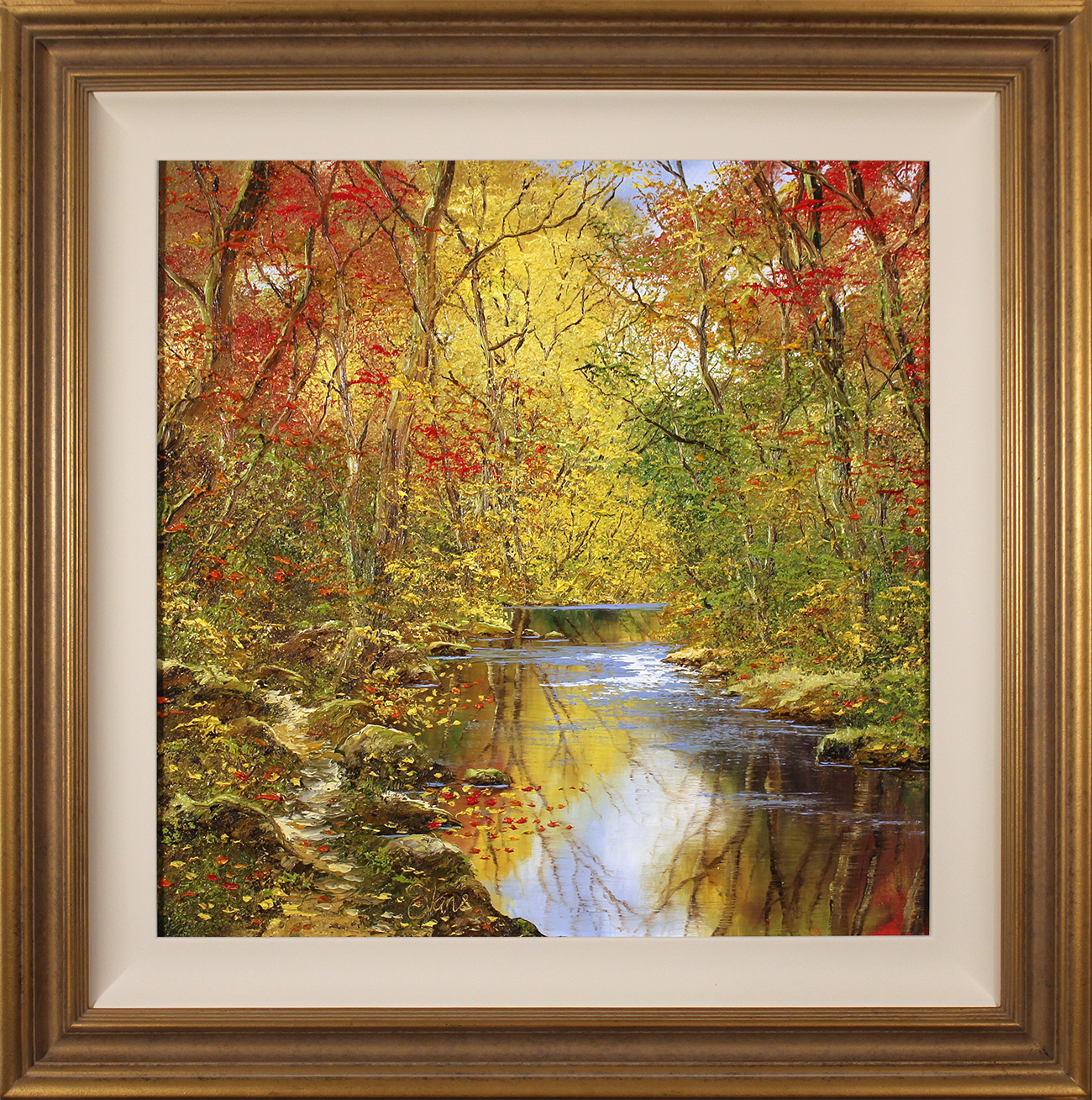 Terry Evans, Original oil painting on canvas, Autumn Glory. Click to enlarge