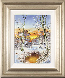 Terry Evans, Original oil painting on canvas, Winter Wood Large image. Click to enlarge