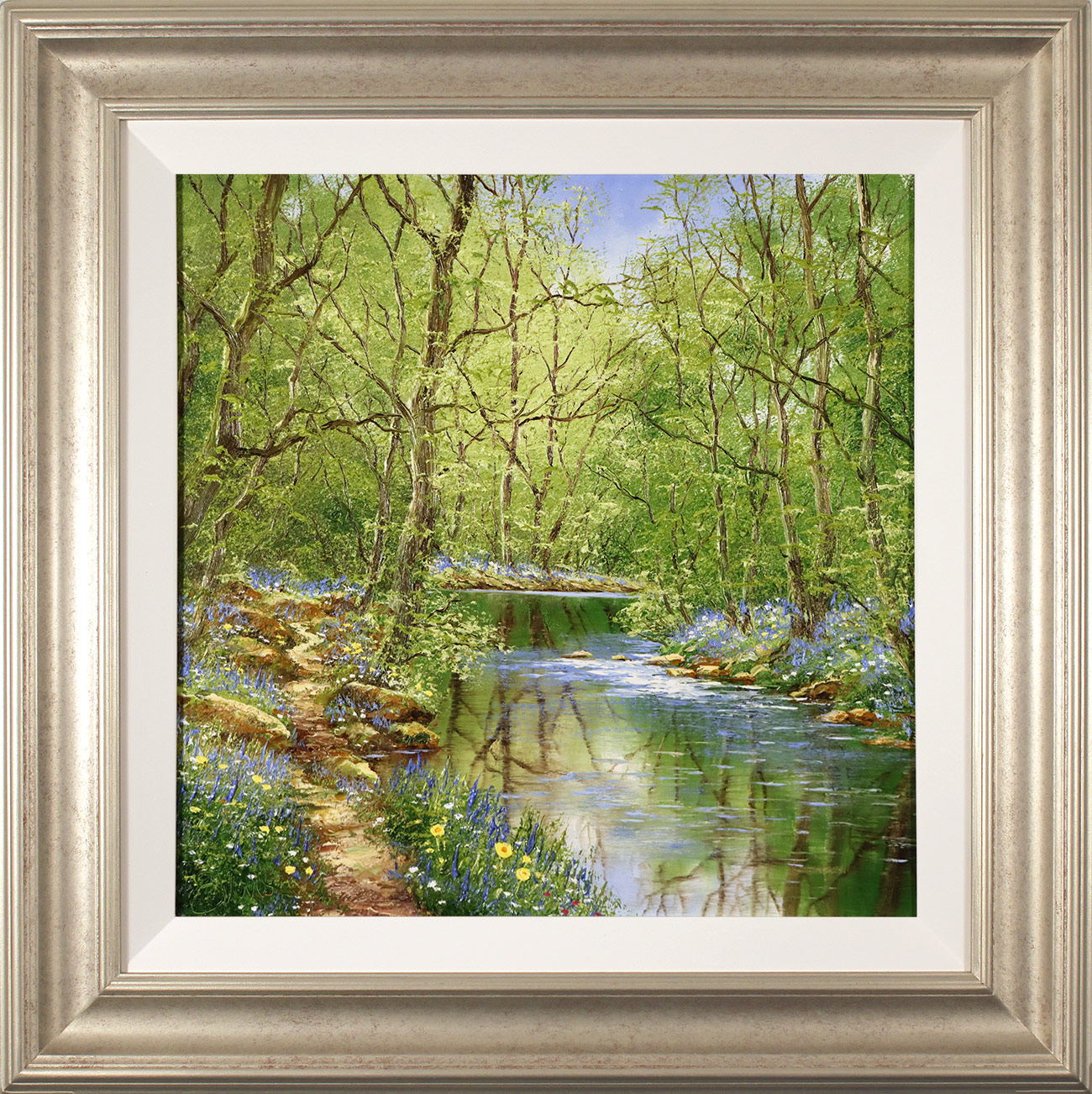 Terry Evans, Original oil painting on canvas, Woodland Wanderings. Click to enlarge