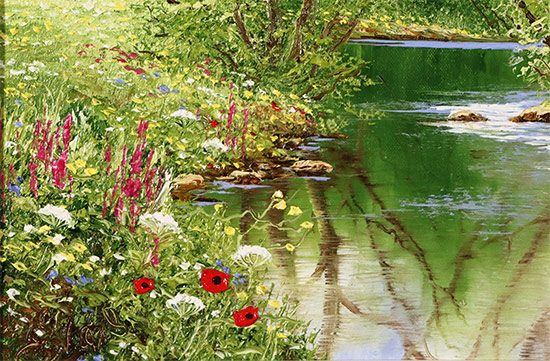 Terry Evans, Original oil painting on canvas, Summer Symphony Signature image. Click to enlarge