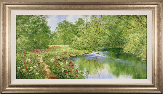 Terry Evans, Original oil painting on canvas, Beckside Trail 