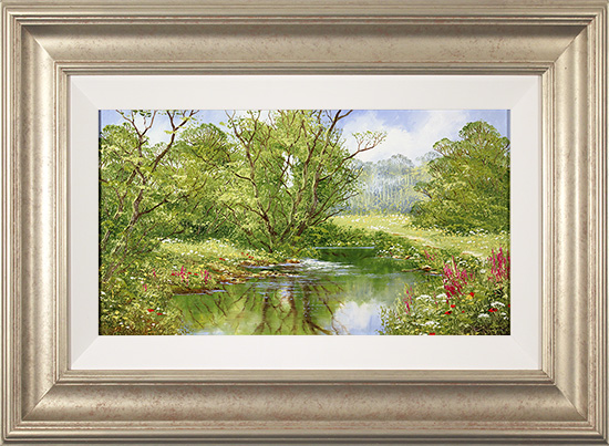 Terry Evans, Original oil painting on panel, Waterside Song, click to enlarge