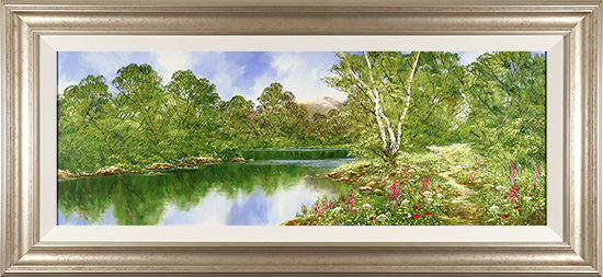 Terry Evans, Original oil painting on panel, Summer Symphony