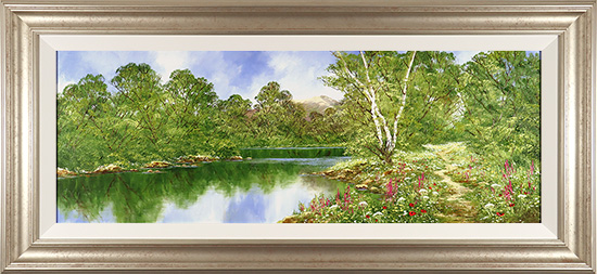 Terry Evans, Original oil painting on panel, Summer Symphony, click to enlarge