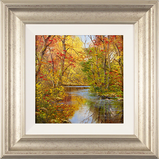 Terry Evans, Original oil painting on panel, Autumn Wood