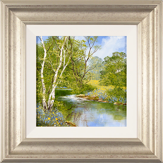 Terry Evans, Original oil painting on panel, Spring Stroll, Yorkshire Dales 