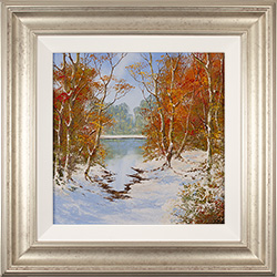 Terry Evans, Original oil painting on panel, First Snowfall