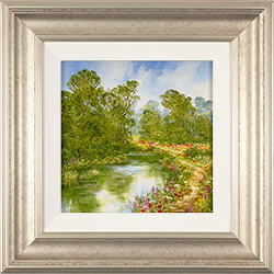 Terry Evans, Original oil painting on panel, Tranquil Midsummer