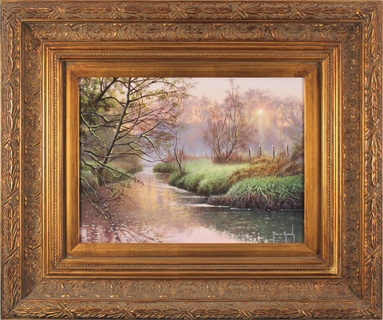 Terry Grundy, Original oil painting on panel, Daybreak, click to enlarge