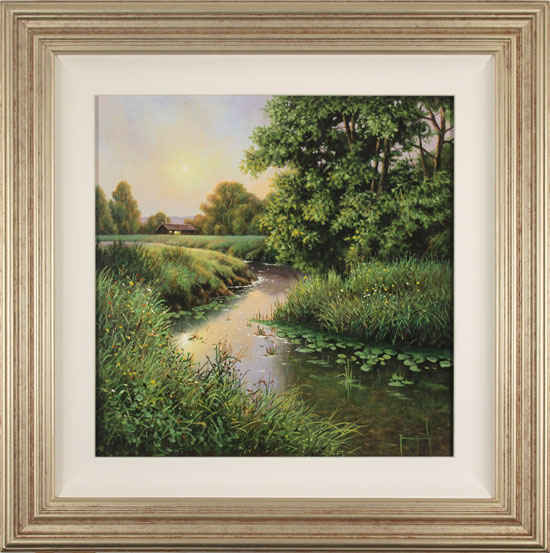 Terry Grundy, Original oil painting on panel, Evening Light