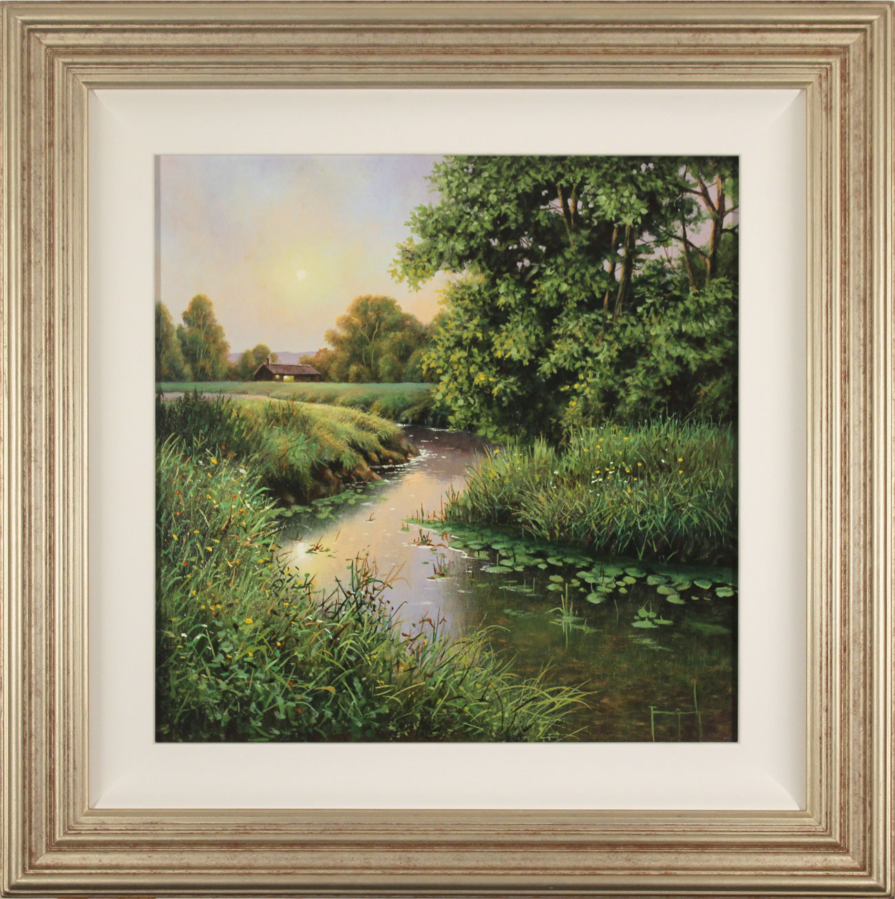 Terry Grundy, Original oil painting on panel, Evening Light, click to enlarge