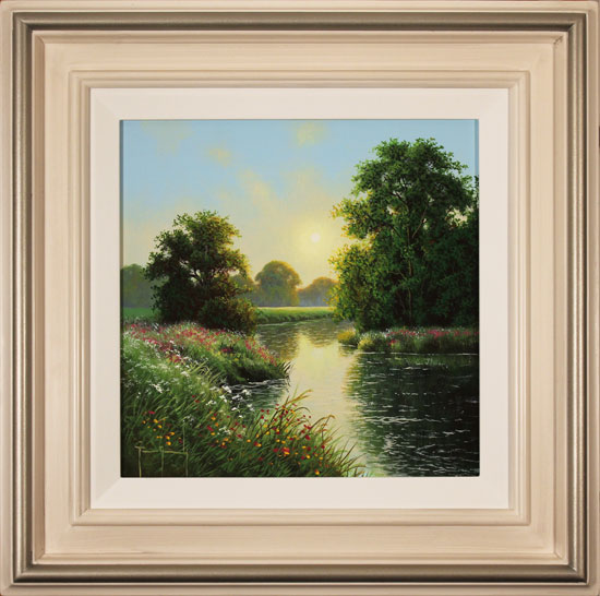 Terry Grundy, Original oil painting on panel, Morning Calm, click to enlarge