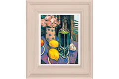 Terence Clarke, Original acrylic painting on board, Olive Oil and Lemons