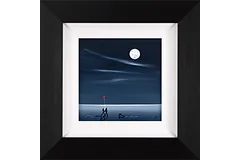 Jay Nottingham, Original oil painting on panel, Chasing Moonlight