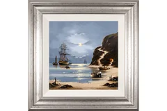 Alex Hill, Original oil painting on panel, Sanctuary Bay