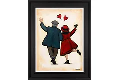 Sean Durkin, Original oil painting on panel, Away We Go