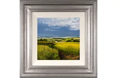 Michael James Smith, Original oil painting on panel, South Downs