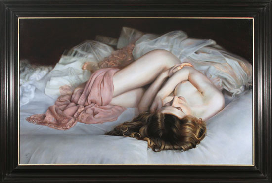 Tina Spratt, Original oil painting on canvas, Dream Seeker, click to enlarge