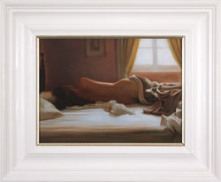 Tina Spratt, Original oil painting on panel, Sunday Morning
