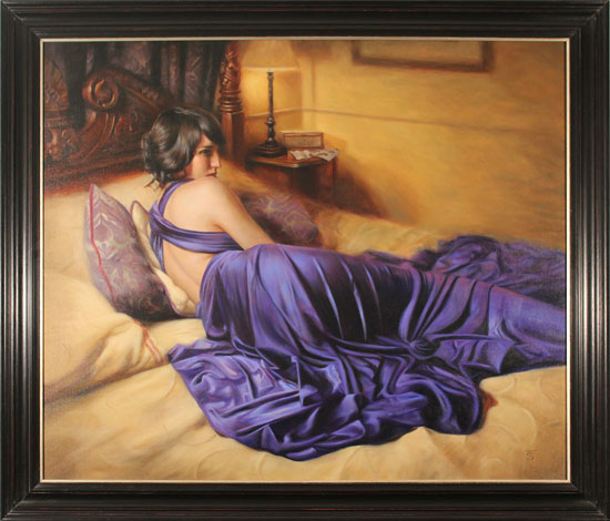 Tina Spratt, Original oil painting on canvas, The Promise 