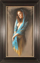 Tina Spratt, Pastel, Blue Shawl