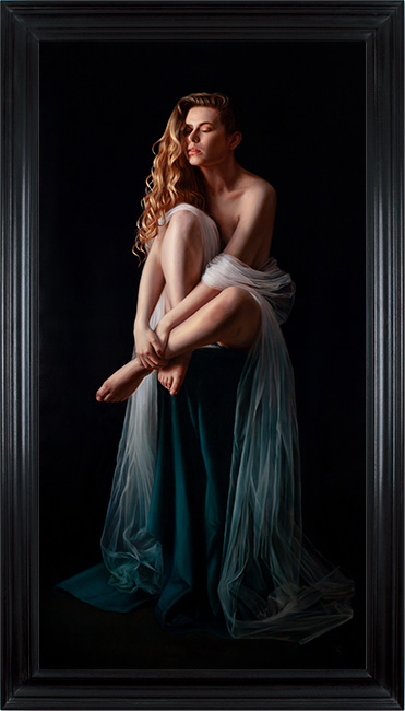 Tina Spratt, Original oil painting on canvas, Veiled III 