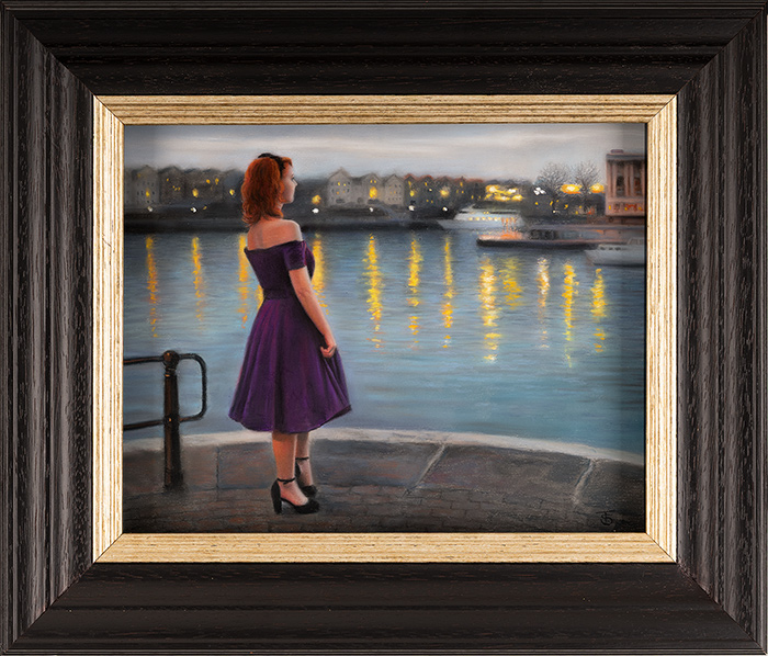 Tina Spratt, Pastel, Where They Once Met, click to enlarge