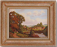 Vincent Selby, Original oil painting on panel, Country Scene Large image. Click to enlarge