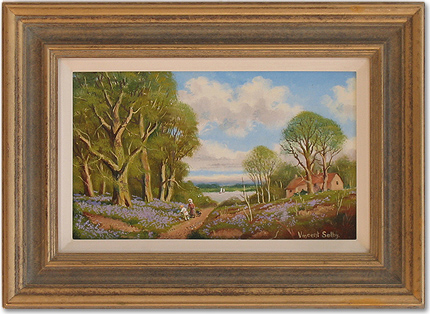 Vincent Selby, Original oil painting on panel, Country Scene