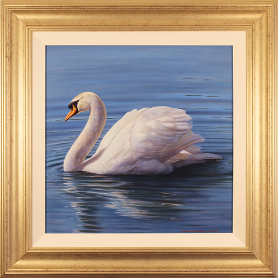 Wayne Westwood, Original oil painting on panel, The Swan, click to enlarge