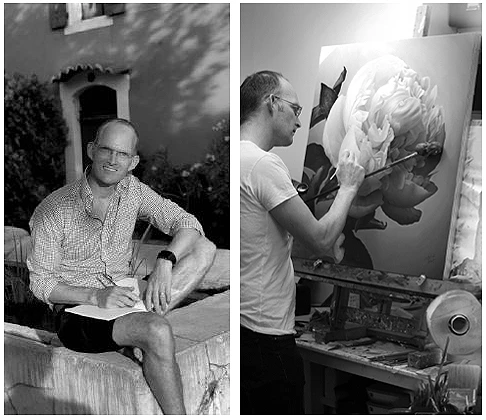 Andrew Talbot, painting montage