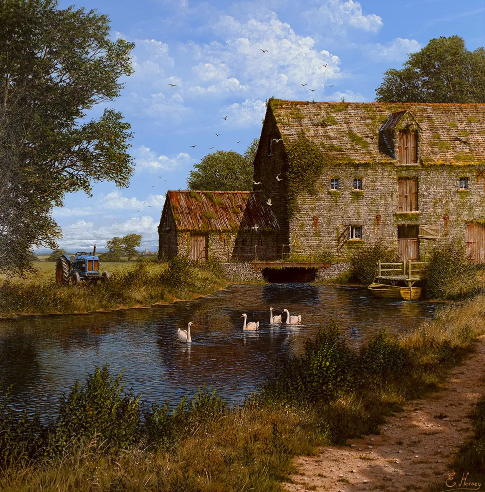Edward Hersey, Original oil painting on canvas
