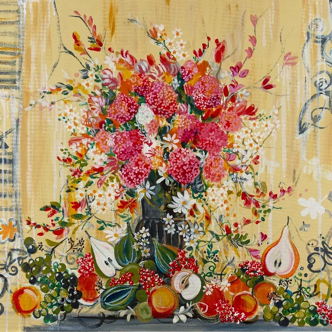 Marissa Weatherhead, Golden Light, Original acrylic painting on canvas