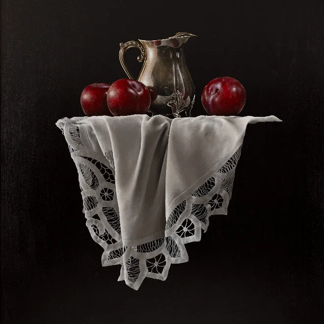 Colin Wilson, The Shadowed Bloom, Original acrylic painting on board
