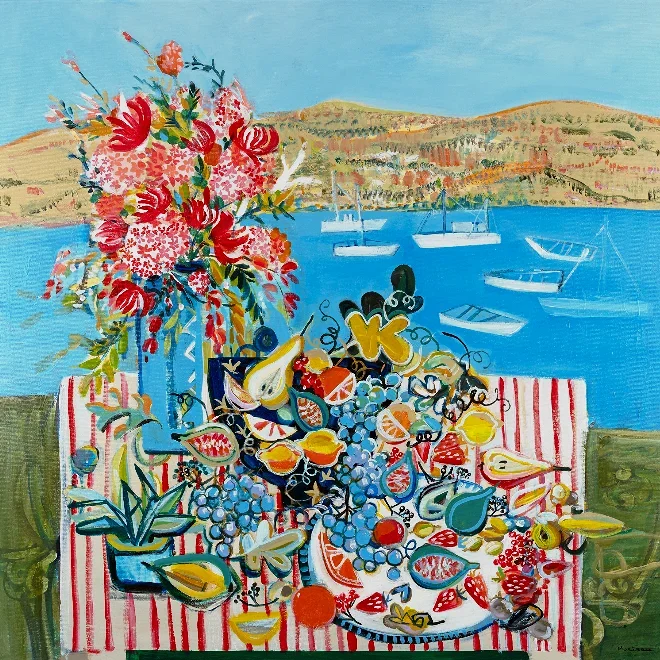 Marissa Weatherhead, Across the Estuary, Original acrylic painting on canvas