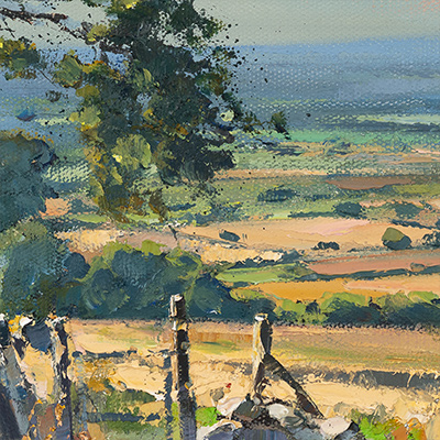 Julian Mason, Light Breeze, Mow Cop, Original oil painting on canvas