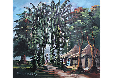 Sir Noel Coward - oil on canvas